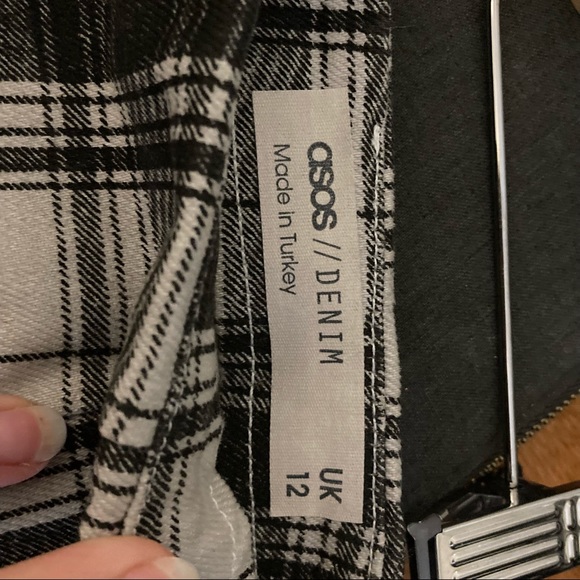 ASOS Plaid Denim Skirt - Picture 6 of 6